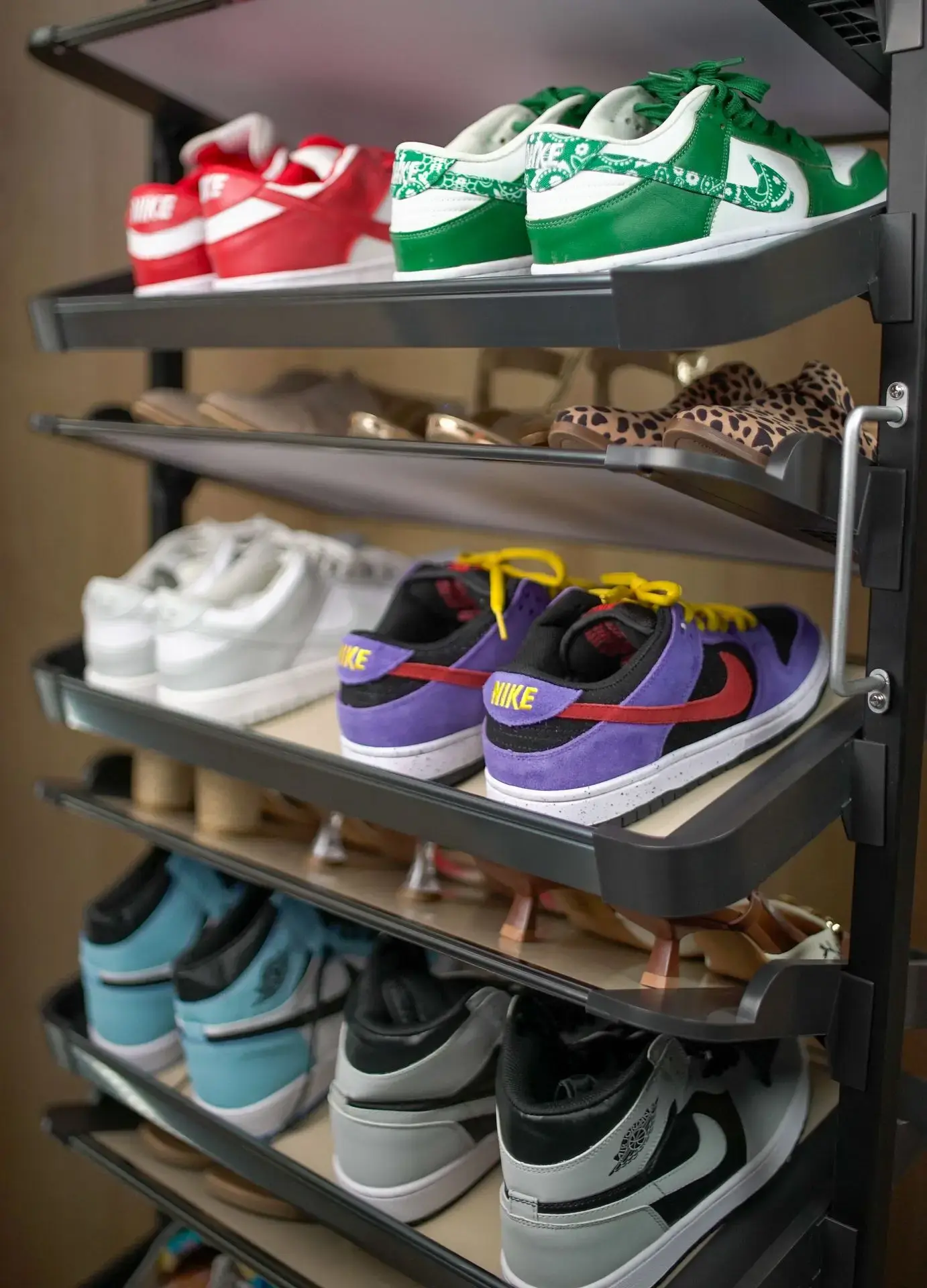 CAIRO 12 Tier 360 Rotary Shoe Rack | Milano Interiors and Hardware