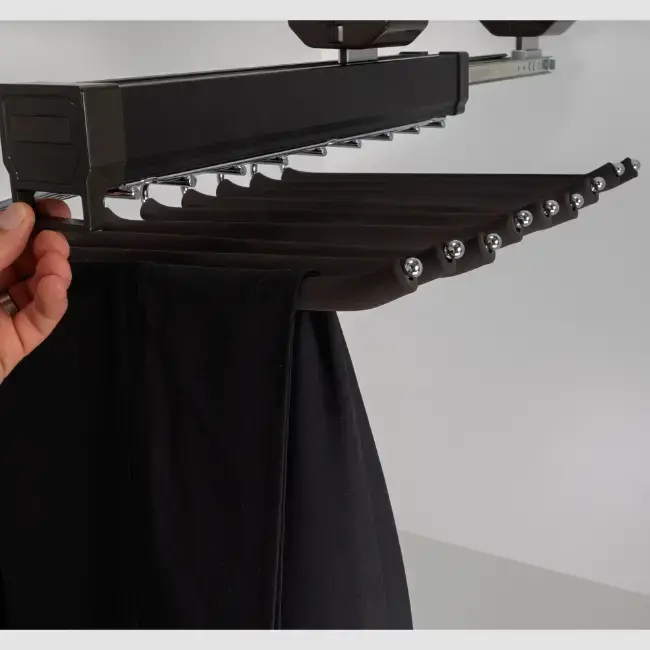 LAGAS Pull-Out Trouser Rack-Milano Hardware and Interiors
