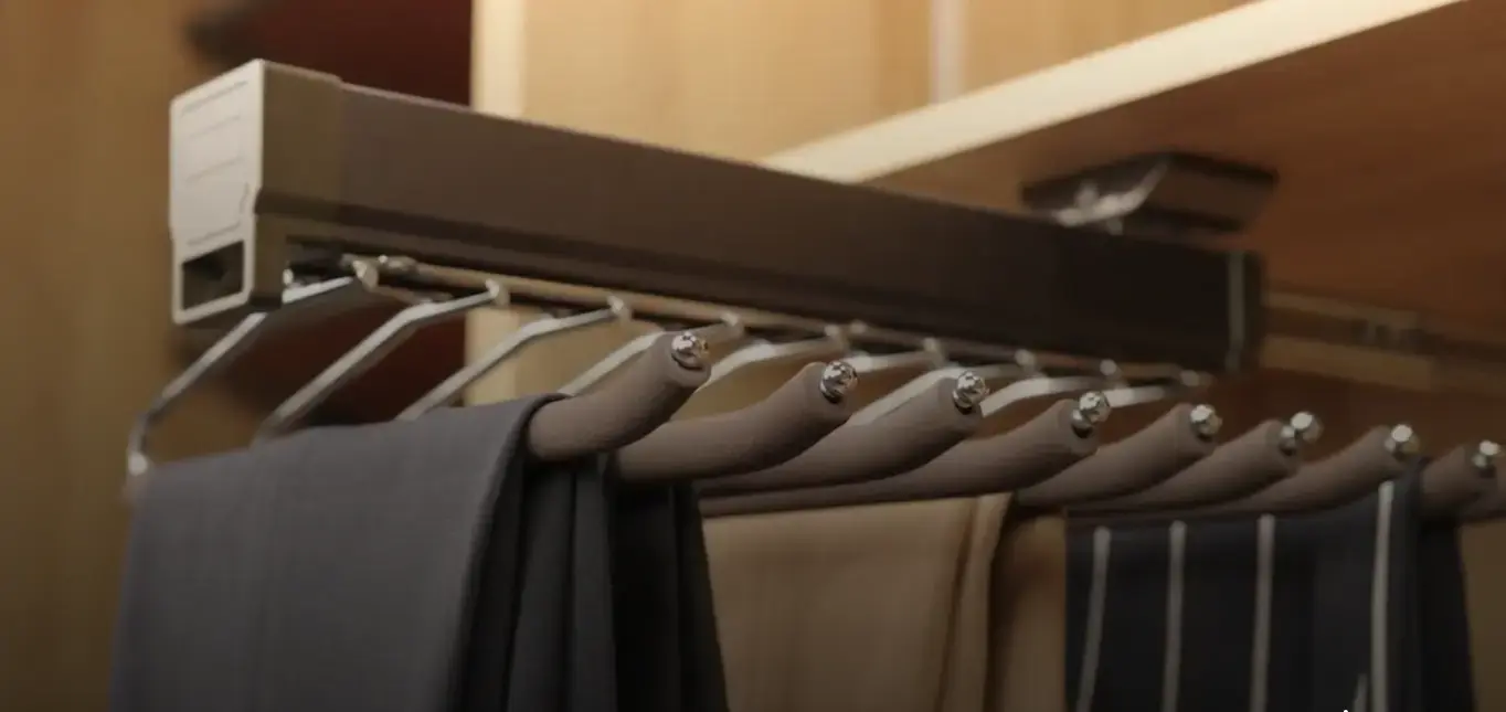 LAGAS Pull-Out Trouser Rack-Milano Hardware and Interiors