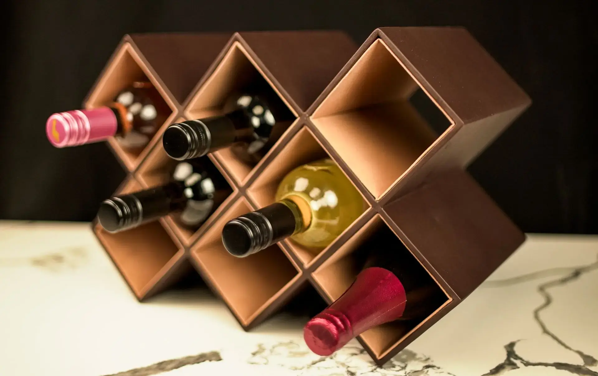 BAKU Wine Bottle Stand-Milano Hardware and Interior