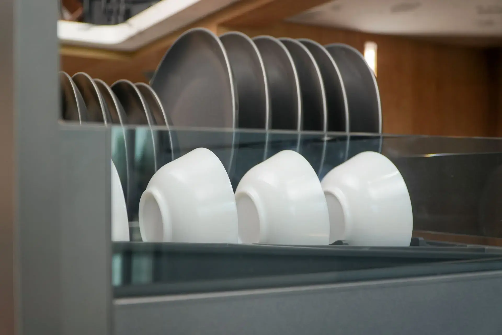 BARI Pull-Out Drawer Dish Organizer-Milano Hardware and Interiors