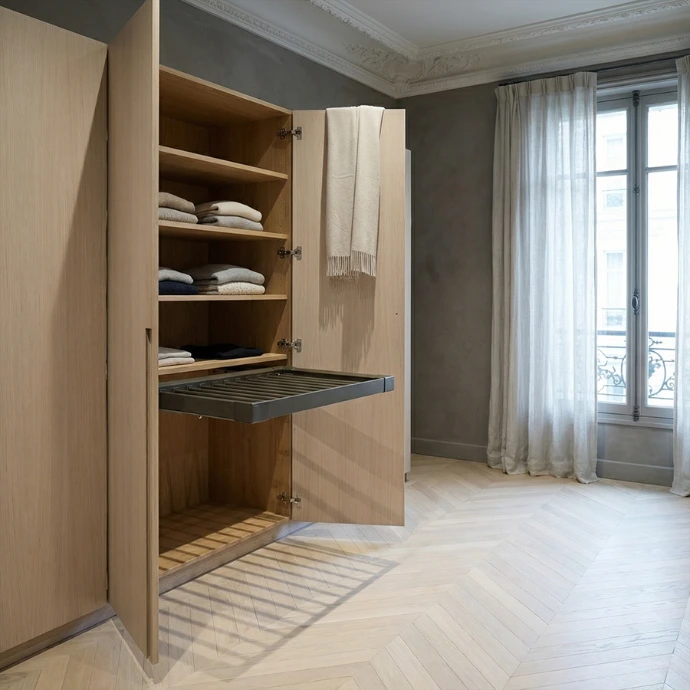 ATHENS Pull-Out Trouser Rack-Milano Hardware and Interiors