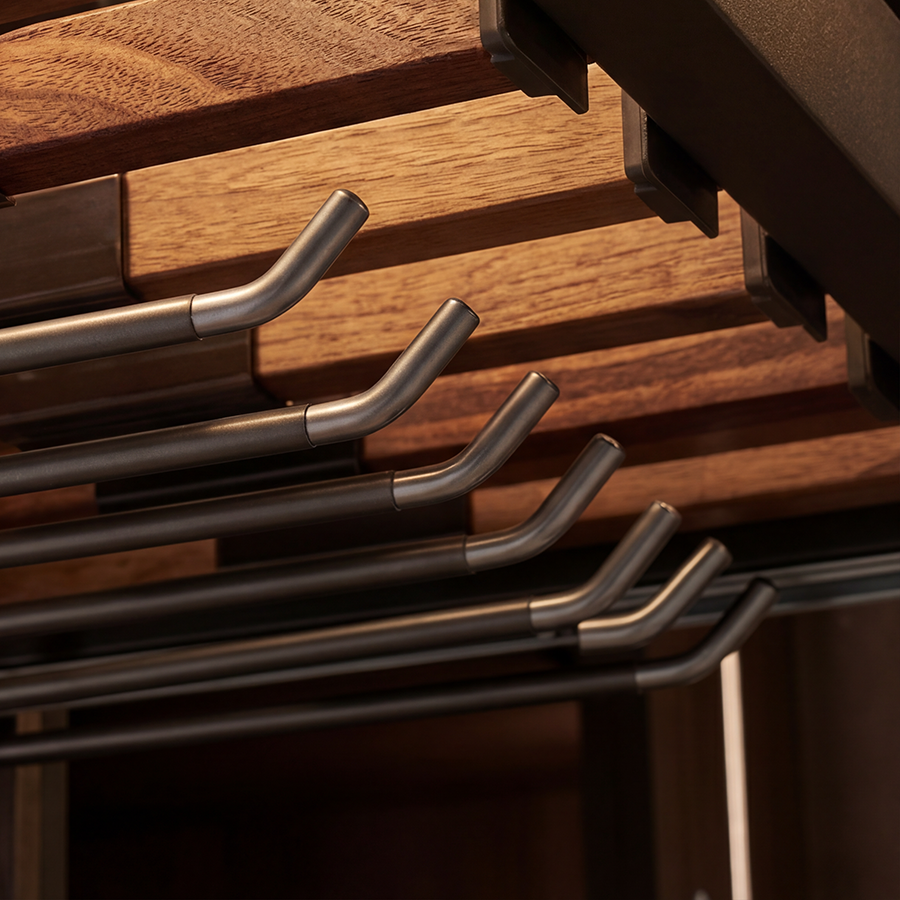 BANFF Pull-Out Trouser Rack-Milano Hardware and Interiors