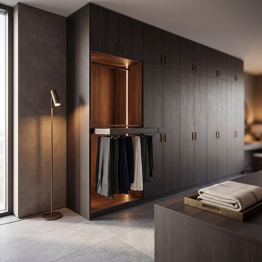 BANFF Pull-Out Trouser Rack-Milano Hardware and Interiors