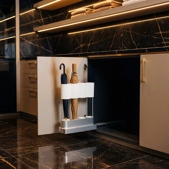 NAPA Umbrella Storage-Milano Hardware and Interiors
