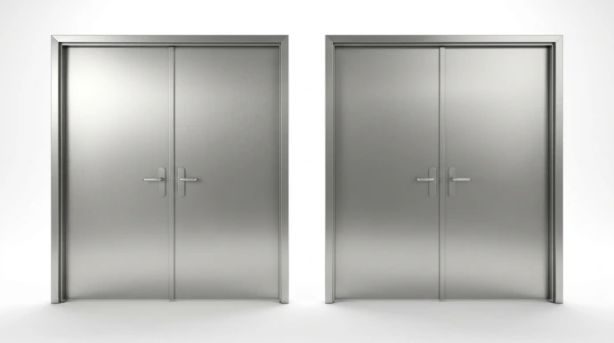 Metal Double Doors
