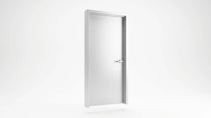 Flush Metal Door