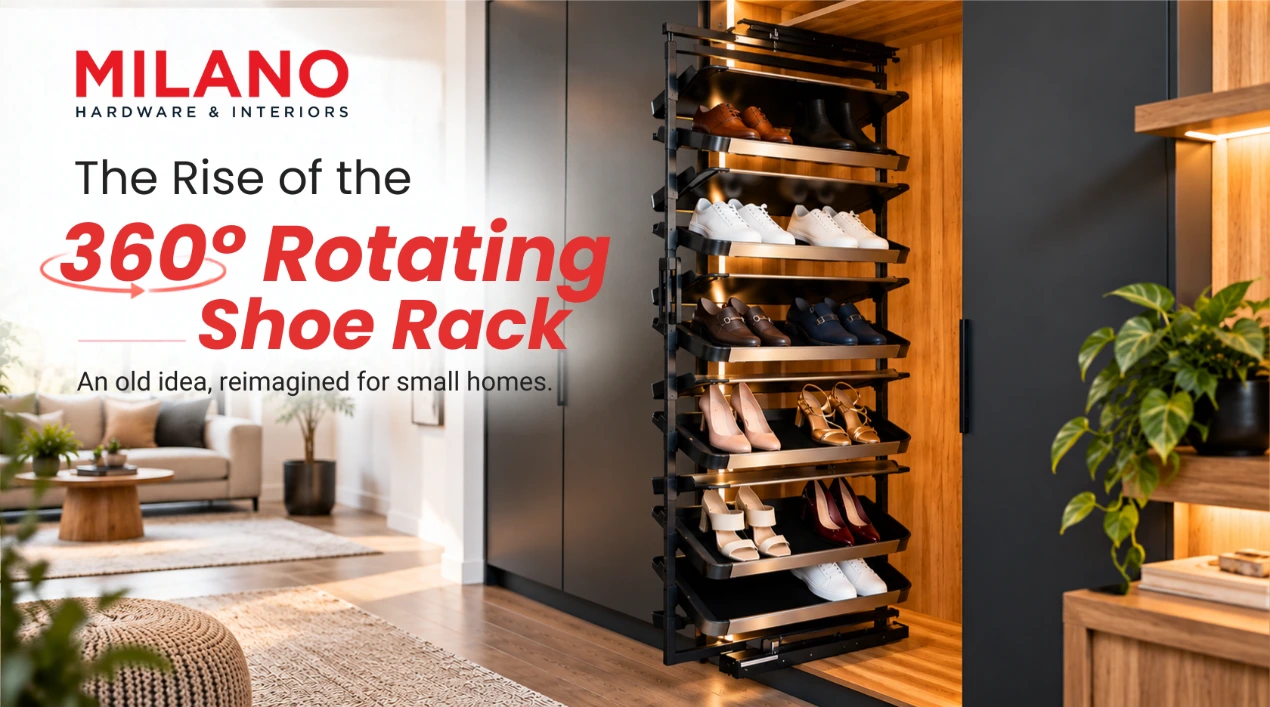 he Rise of the 360° Rotating Shoe Rack