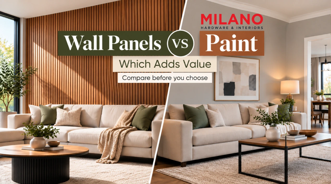 Wall panels vs. Paint