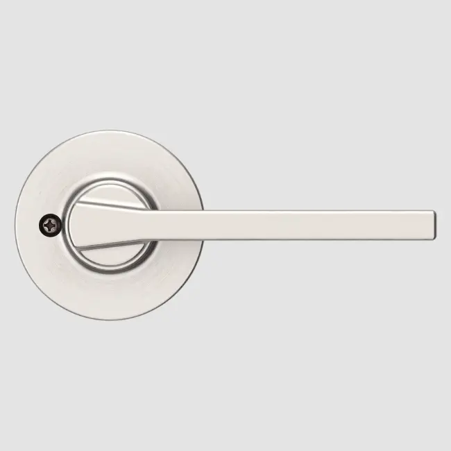 Weiser Casey Round Lever-Dummy Satin Nickel