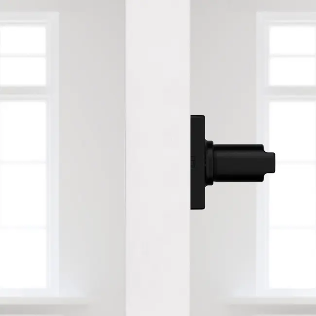 Weiser Casey Square Lever-Dummy Matte Black