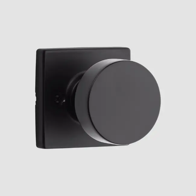 Weiser Cambie Square Knob-Dummy Matte Black