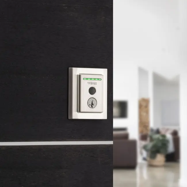 Weiser Halo Smart Lock Finger Print Wifi-Satin Nickel