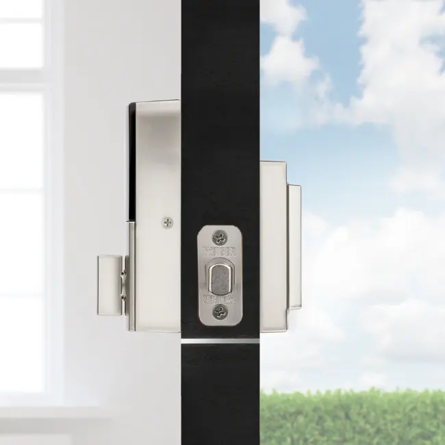 Weiser Halo Smart Lock Finger Print Wifi-Satin Nickel