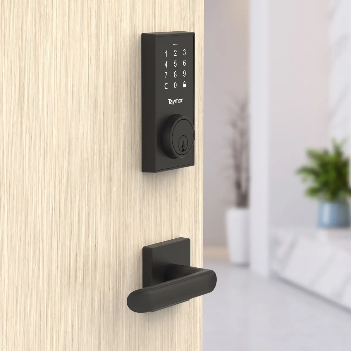 Taymor Centinel 3 Digital Deadbolt-Matte Black