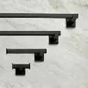 Taymor 1948 Square Paper Holder-Matte Black