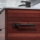 Taymor Suite & Simple Paper Holder-Matte Black