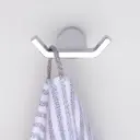 Taymor Slip Stream Double Robe Hook-Pol Chrome