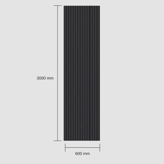 Stazz Acoustic Wood Wall Panel-Smoked Oak 2x10