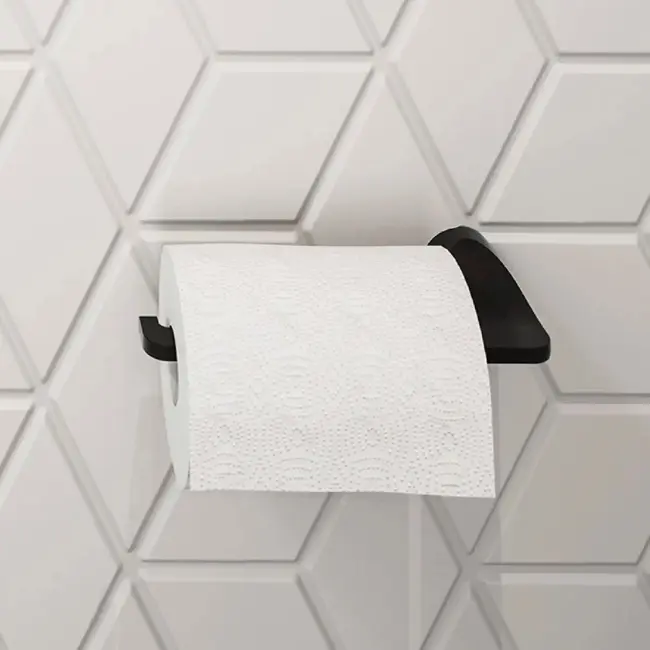 Taymor Slip Stream Paper holder-Matte Black Left