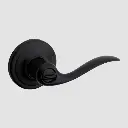 Weiser Toluca Round Lever-Privacy Matte Black