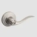 Weiser Toluca Round Lever-Privacy Satin Nickel