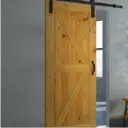 Stazz Barn Door Handle 9.5"-Matte Black