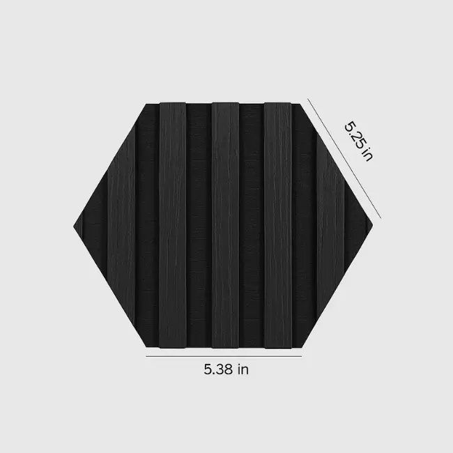 Stazz Hexagon Acoustic Panels-Black