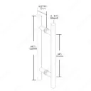 SS Long Pull Handle Round