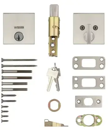 Weiser Downtown Square Deadbolt-Satin Nickel C-15.webp
