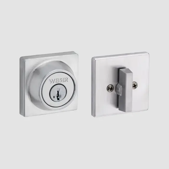 Weiser Elements Square Deadbolt -Pol Chrome C-26.webp