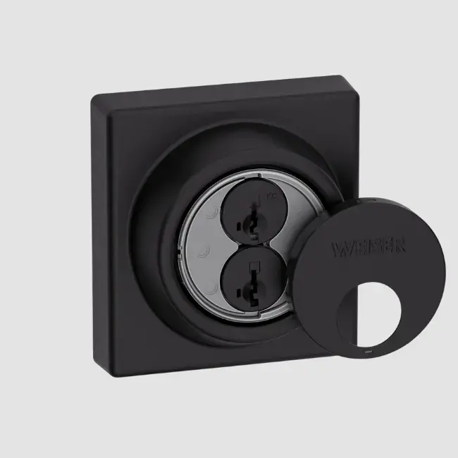 Weiser Key Control Square Deadbolt-Matte Black.webp