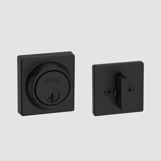 Weiser Key Control Square Deadbolt-Matte Black.webp