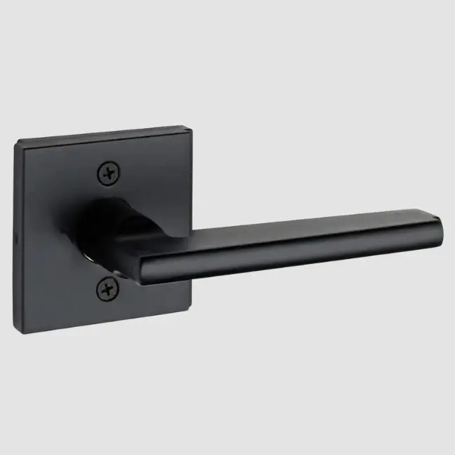 Taymor Pace Line Square Lever-Dummy Matte Black.webp