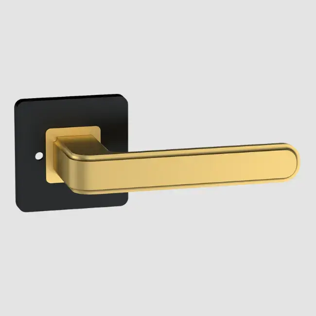 Stazz Paris Square Lever-Dummy Matte Gold.webp