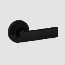 Weiser Breton Round Lever-Dummy Matte Black.webp