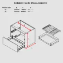 BARI Pull-Out Drawer Dish Organizer.webp