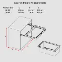 WARSAW Pull-Out Leather Drawer Basket