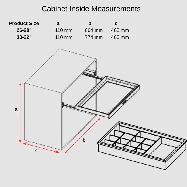 DUBAI Pull-Out Jewelry Organizer With Hidden Tray