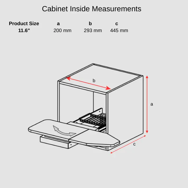 PARMA 180 Degree Revolving Iron Board