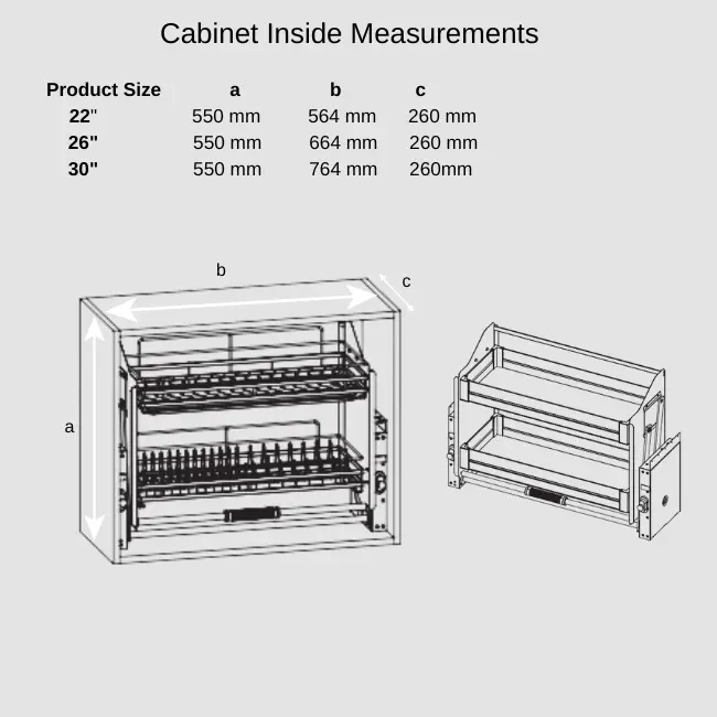 LISBON Pull Down Cabinet Organizer.webp