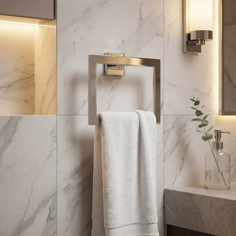 Omega Chrome Hand Towel Holder  _2.webp