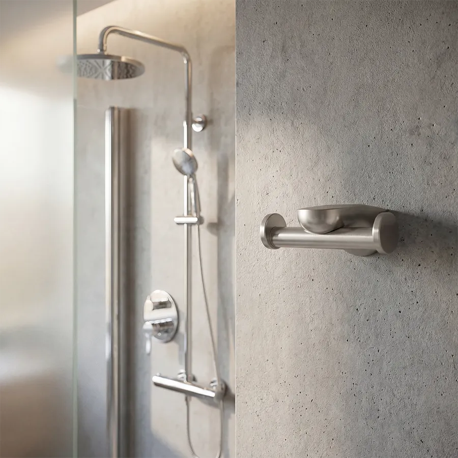 Berlin Robe Hook - Satin NIckel _3.webp