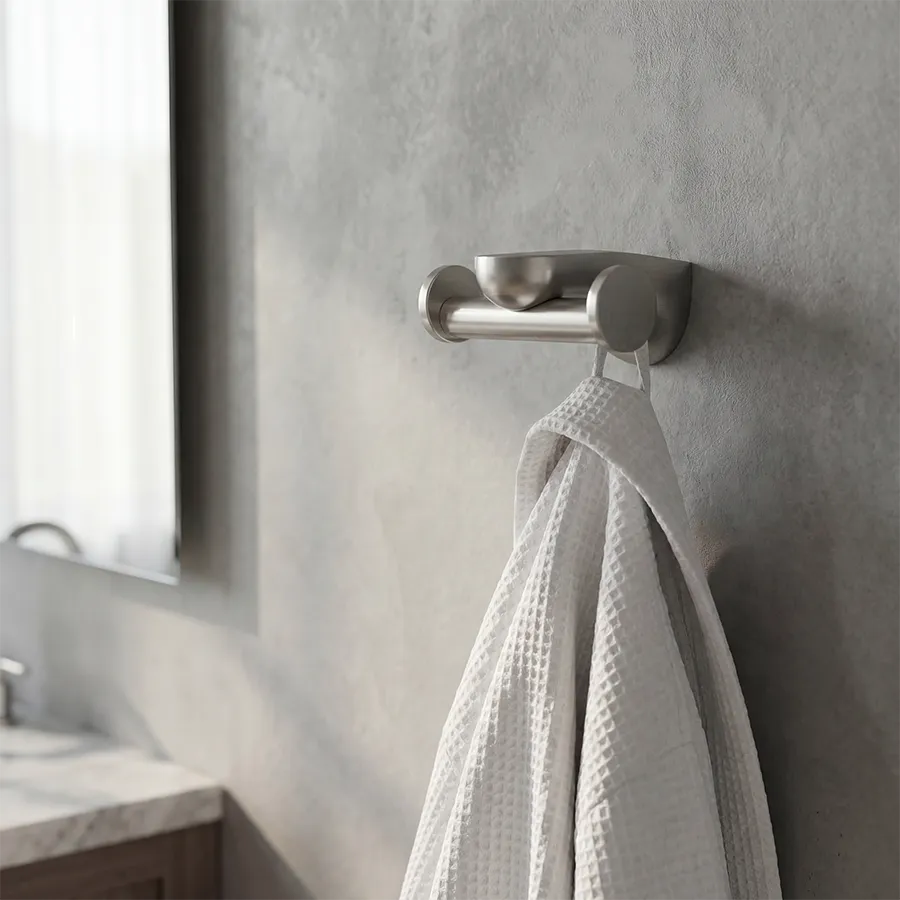 Berlin Robe Hook - Satin NIckel _4.webp