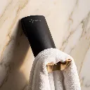 Florence Robe Hook - Matte Black Matte Gold _1.webp