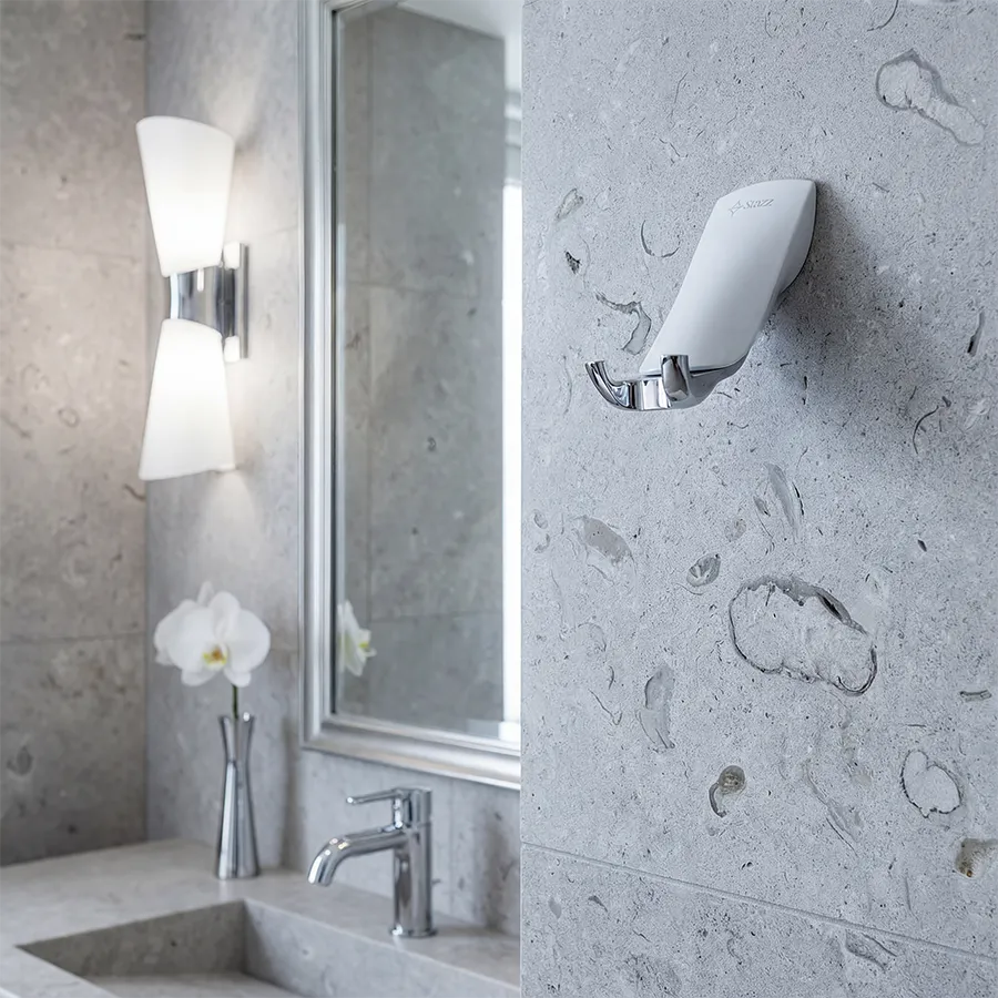 Florence Robe Hook - White Chrome _4.webp