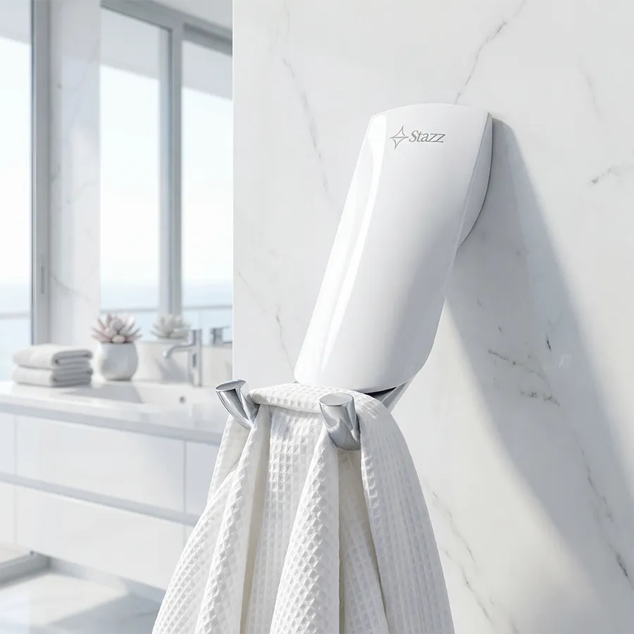Florence Robe Hook - White Chrome _1.webp