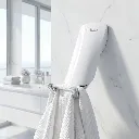 Florence Robe Hook - White Chrome _1.webp