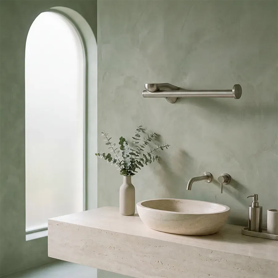 Berlin Hand Towel Holder - Satin NIckel _4.webp