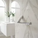 Florence Hand Towel Holder - White Chrome _2.webp